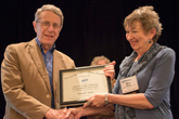 Kenneth S. Krane receiving Homer L. Dodge Citation for Distinguished Service to AAPT