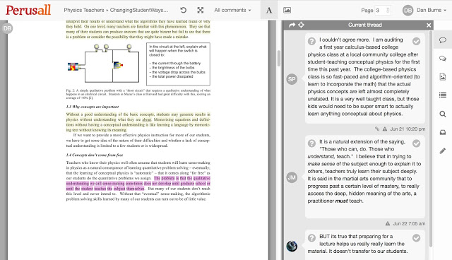Perusall reading
