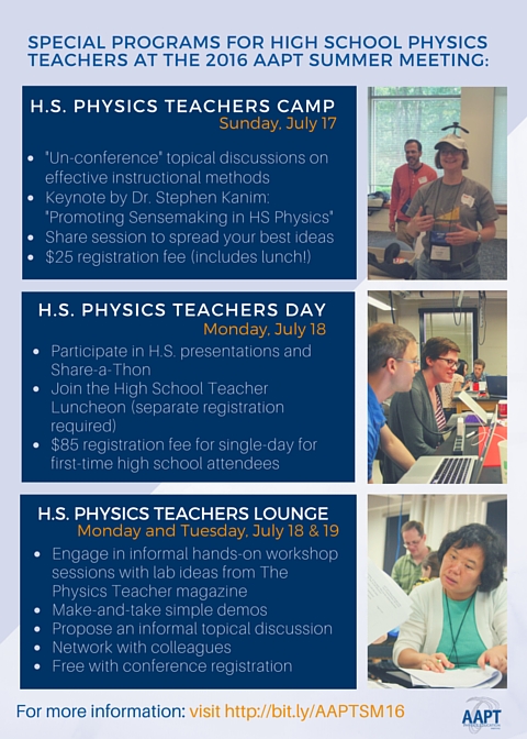 High School Programs AAPTSM16
