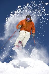 skiing
