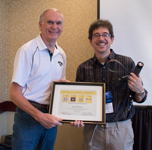 David Jackson was recognized for his service as editor of AJP.